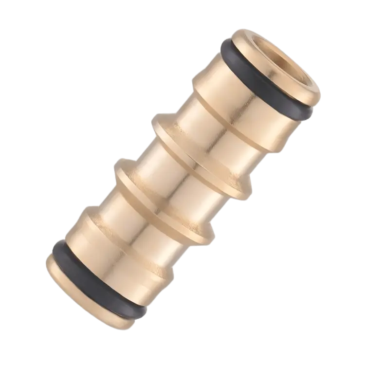 BRASS 2-WAY HOSE COUPLING